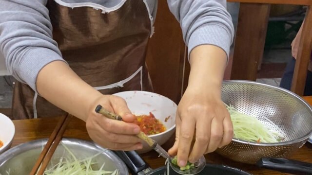 Quan Chay Nhat Da,vegan cooking class