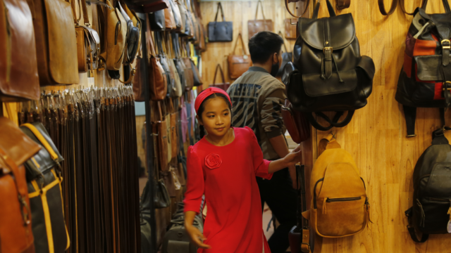 La belle My My leather