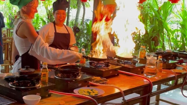 Cooking class & Basket boat, Fishing