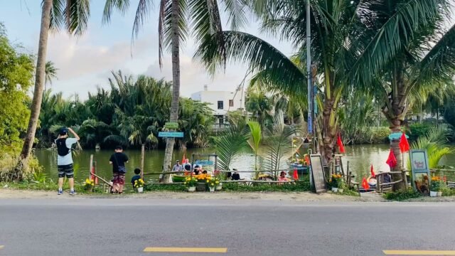 Coconut Basket Boat Bong Hội An