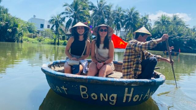 Coconut Basket Boat Bong Hội An