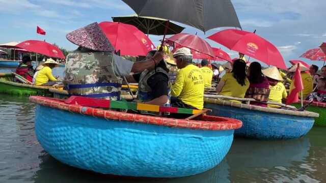 Rice Coconut Basket Boat