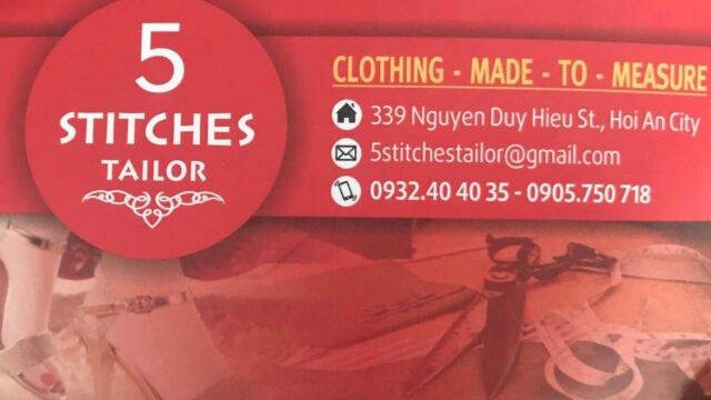 5 Stitches Tailor