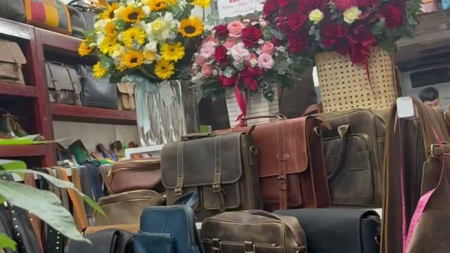 Fashion leather shop