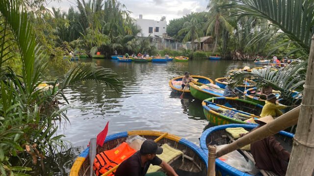 Coconut Basket Boat Bong Hội An