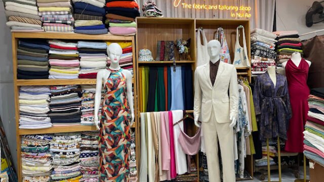 My AnSoul fabric and tailoring shop in Hoi An