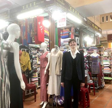 Hoi An Cloth Shop In Market